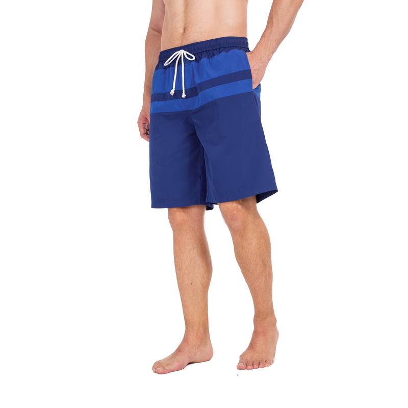 Men's Swimming Bathing Suit Trunks Shorts,  Summer Drawstring Beachwear, Quick Dry Boardshorts with Pockets