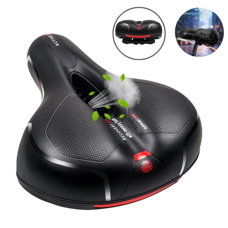 Extra Wide Big Bum Bike Bicycle Saddle Seat Soft Comfort Cushion Sporty Pad