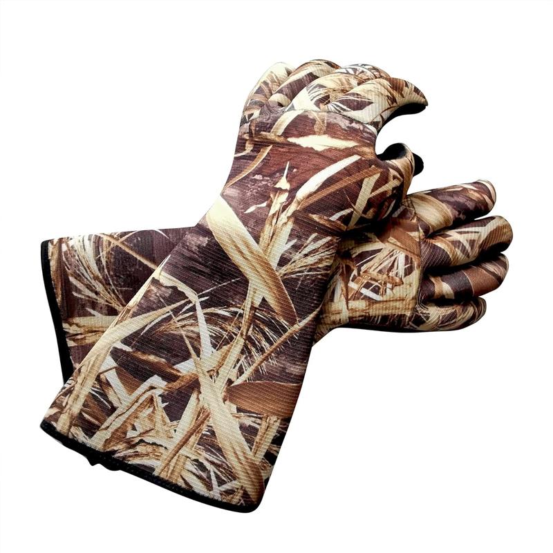 Waterproof Neoprene Duck Decoy Gloves - Insulated Blind Gauntlet Stay Warm and Dry in Waterfowl Hunting