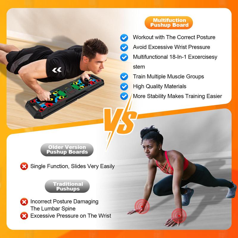 LALAHIGH Home Gym Kit:Home Gym Equipment for Men – Build Your Ideal Physique with This Versatile Push Up Board for Toned Abs, Peachy Butt, and Sculpted Arms!