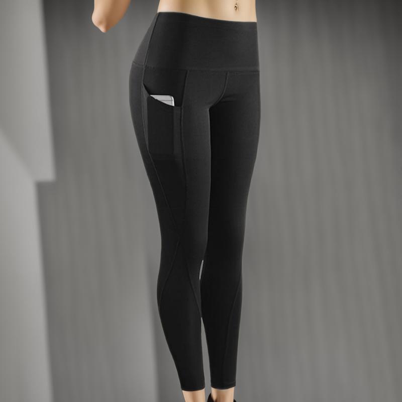 Women's Yoga Legging High Waisted Tummy Control Side Pocket Shaping Training Leggings Yoga Pants