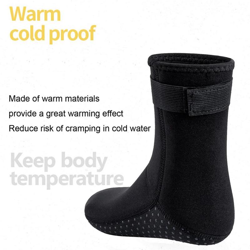 Diving Socks, Waterproof Warm Diving Socks, Soft Non-slip Wear-resistant Socks for Diving, Professional Diving Socks for Men & Women