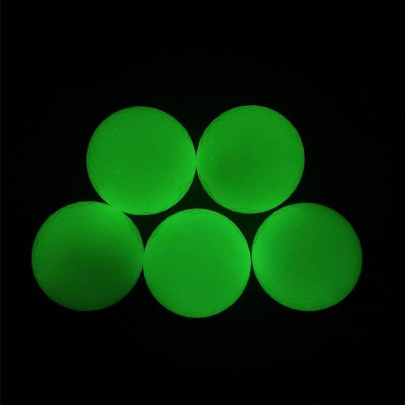 Golf Luminous Ball, 6 Counts set Glow in The Dark Golf Ball, Night Training Golf Ball, Outdoor Sports Equipment for Golf Enthusiastic