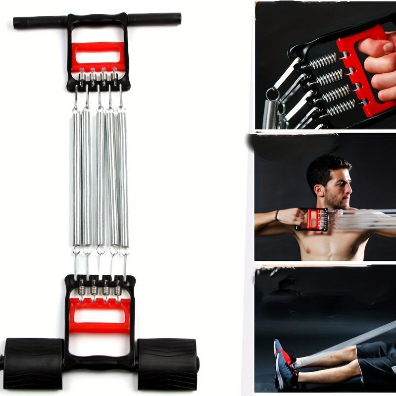 3-in-1 Elastic Puller, Multifunctional Arm & Chest Muscle Trainer, Hand Strengthener for Home Gym Workout