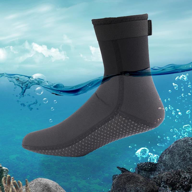 Diving Socks, Waterproof Warm Diving Socks, Soft Non-slip Wear-resistant Socks for Diving, Professional Diving Socks for Men & Women