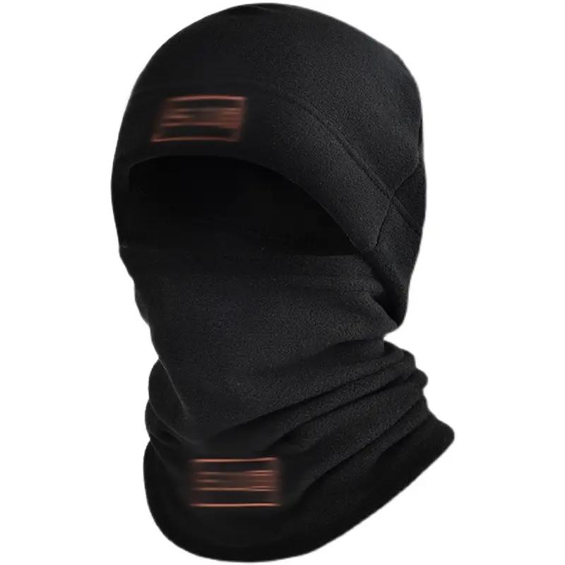 Men's Winter Trapper Hat with Face Mask Winter Polar Coral Hat Fleece Balaclava Men Face Warmer Beanies Thermal Head Cover Tactical Military Sports Scarf Caps warm hat