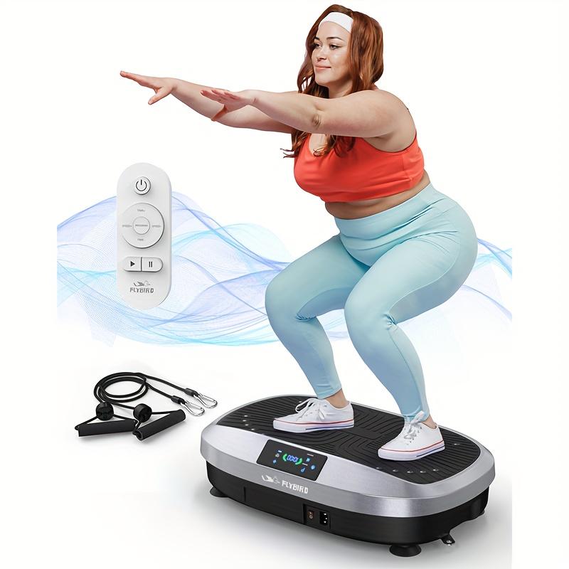 Flybird Vibration Plate - 4D & Oscillation Two Types Vibration Platform for Whole Body Workout, Bone Density Building, Lymphatic Drainage Exercise Machine