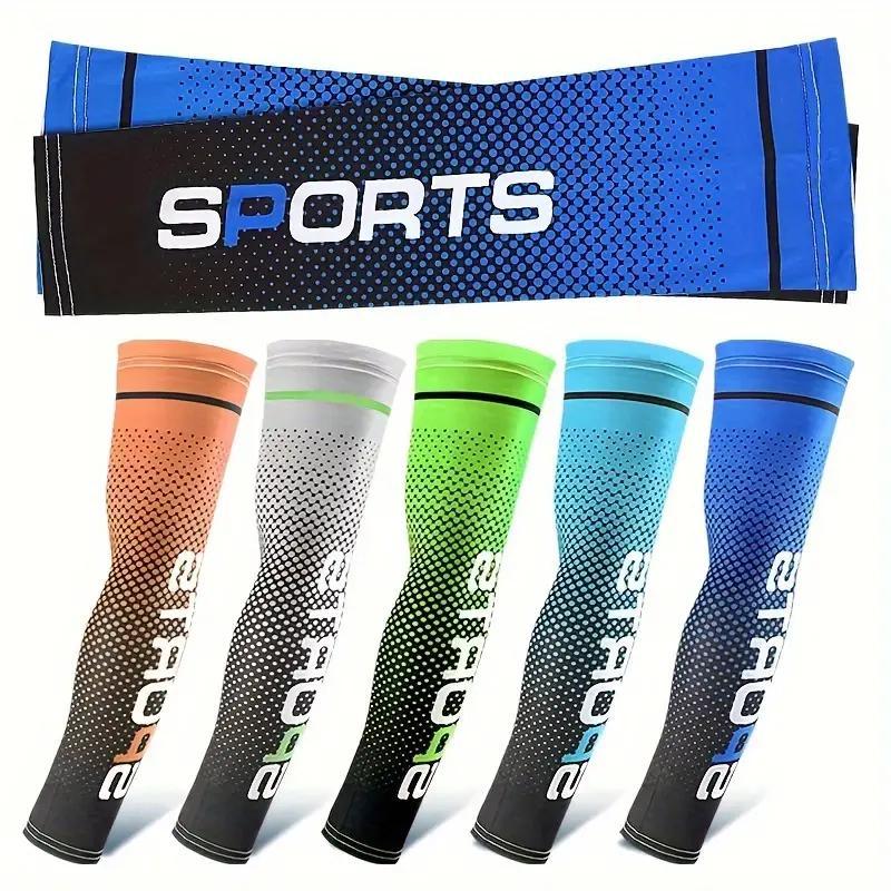 Outdoor Sports Sun-resistant Sleeves, 2 Counts set Cooling Arm Covers for Golf, Cycling, Running, and Driving, Sports Sleeves for Men and Women