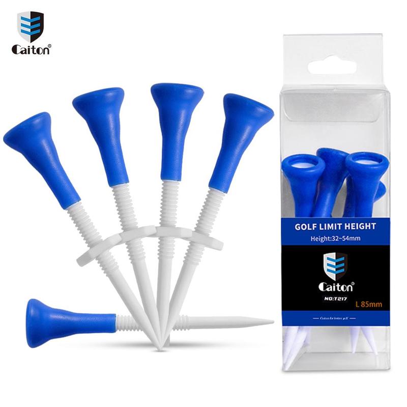 Golf Tees, 1 Set Durable Golf Tees with Soft Rubber Head, Lightweight Golf Tees for Stable Shots, Golf Accessories