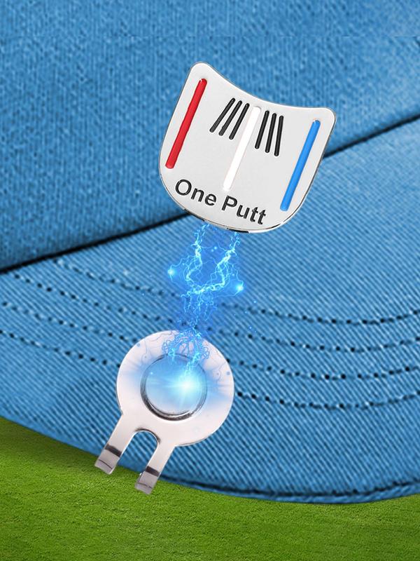 One Putt Golf Hat Clip, Sturdy and Durable Magnetic Golf Ball Marker, Golf Accessories for Men & Women, Wonderful Gift for Golfers