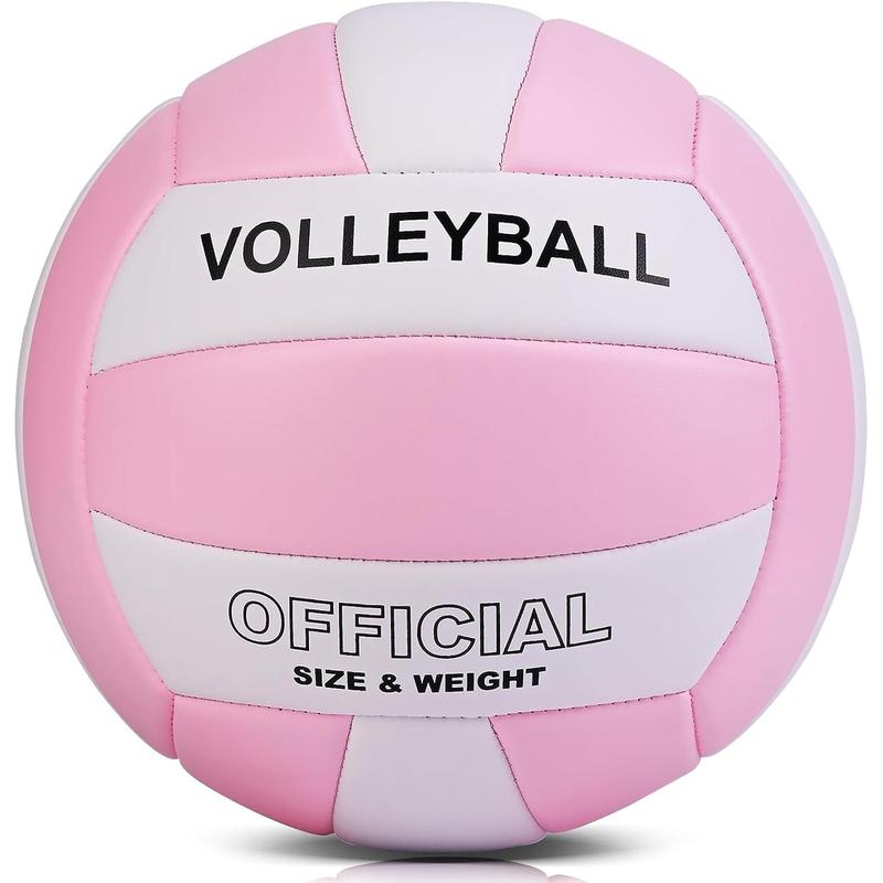 Super Soft Volleyball Beach Volleyball Official Size 5 for Outdoor Indoor Pool Gym  Premium Volleyball Equipment Durability Stability  Ball