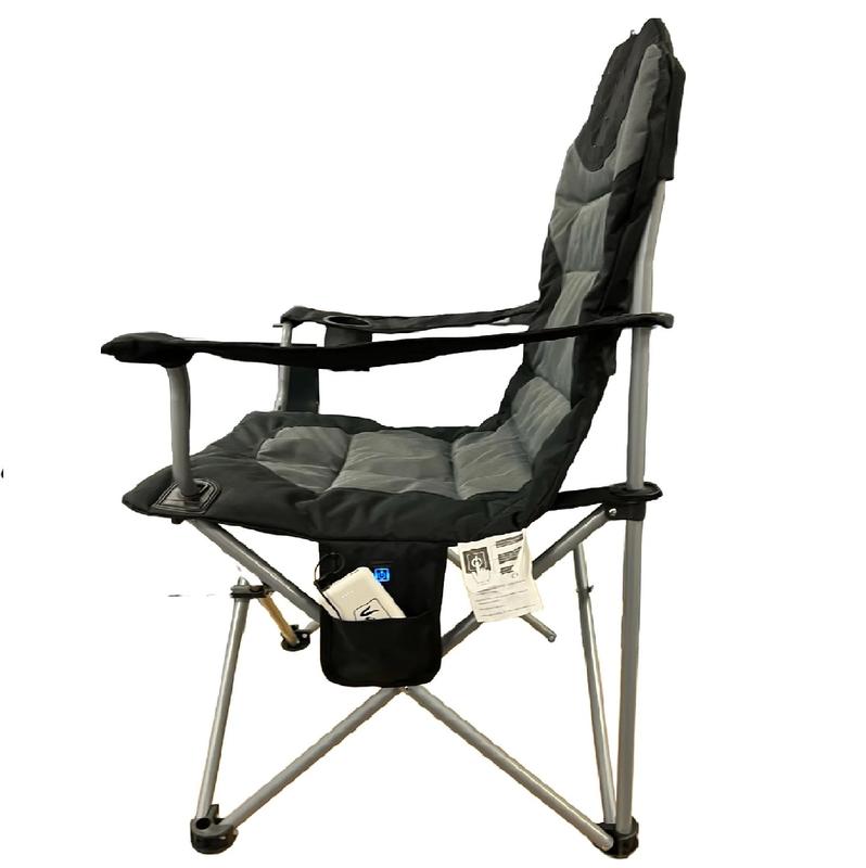 FITVOGUE Leisure Camping Chair Pro XL Folding Outdoor Chair with Heated Seat and Back