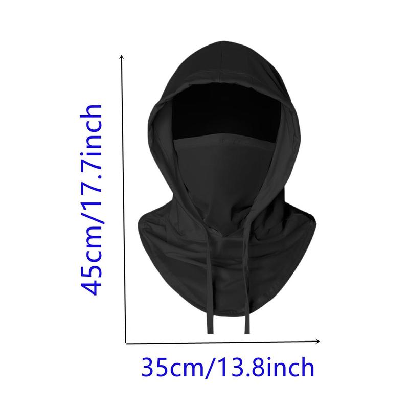 Solid Color Summer Cooling Balaclava, Sun UV Protection Hood, Breathable Quick Drying Comfortable Full Head Mask, Face Cover for Men Women Cycling Motorcycle Fishing, Outdoor Sports Accessories, Christmas Gift