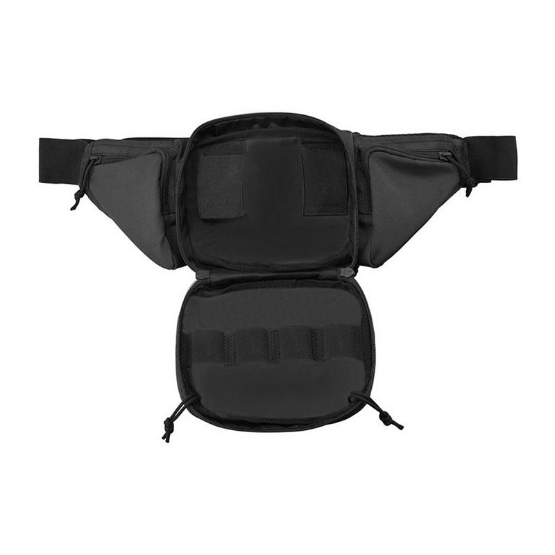 Tactical Waist Bag Gun Holster Military Fanny Pack Sling Shoulder Bag Outdoor Chest Assult Pack Concealed Pistol Carry Holster