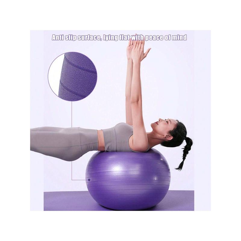 45cm Soft Exercise Ball, Anti-Burst Yoga Ball , Stability Swiss Ball W  Pump For Pregnancy Birthing, Excersize, Workout, Fitness, Balance, Gym