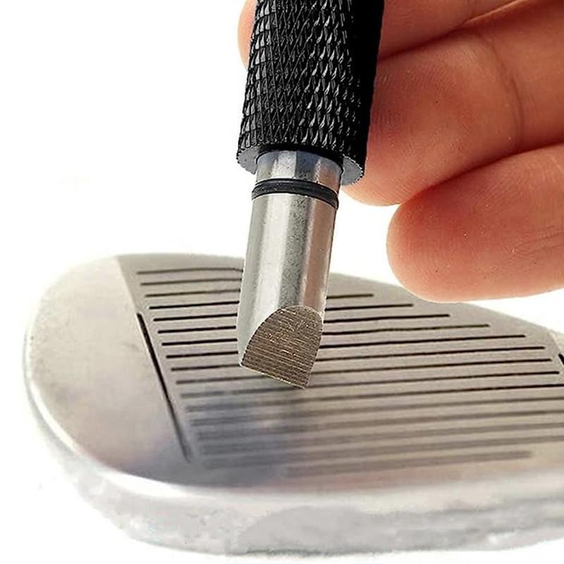 Golf Groove Sharpener, Stainless Steel Golf Club Cleaner, Golf Accessories for U-shaped & V-shaped Grooves