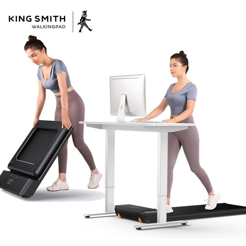 WalkingPad  A1 Pro foldable Treadmill Kingsmith 300 lb user weight 2 in 1 for Home & Office, with Remote Control and Smart App, Wider Walking Belt, 12 Months Warranty