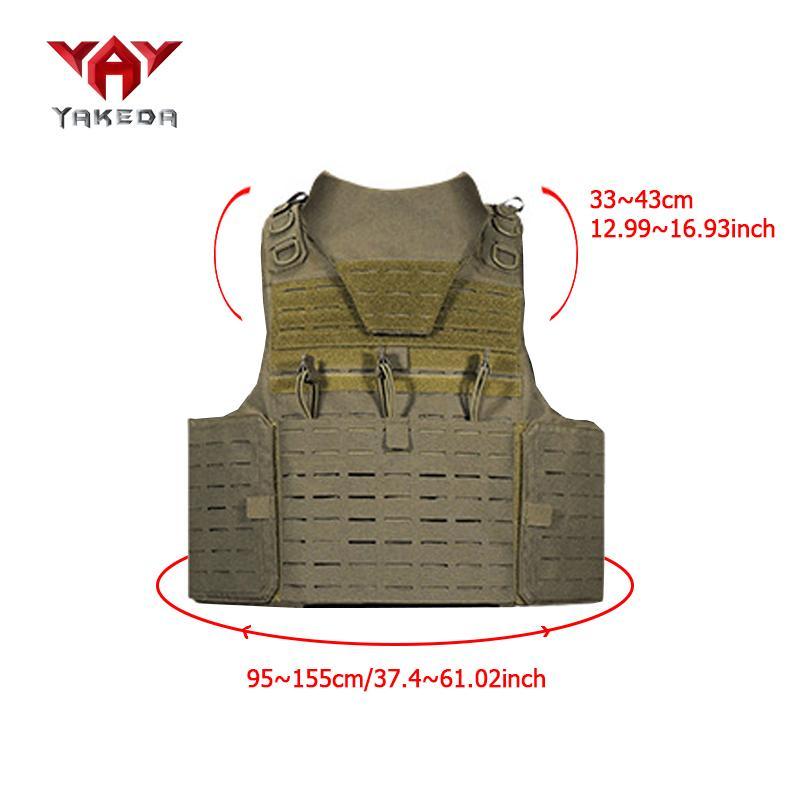 Full Protection Tactical Vest, 1 Count Comfortable Breathable Laser Wear-resistant Anti-tear Multifunctional Vest Equipment for Outdoors, Gym Accessories, Stocking Fillers Gift