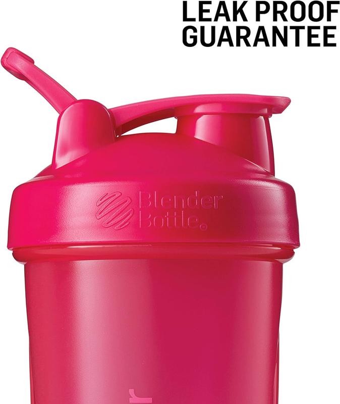 Classic Shaker Bottle Perfect for Protein Shakes and Pre Workout, 28-Ounce, Black