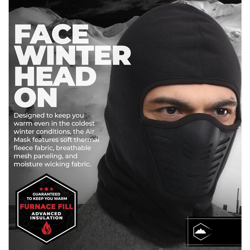 Balaclava Ski Mask - Thermal  Mask Cold Weather  Gear with Breathable Air Vents - Winter  Mask