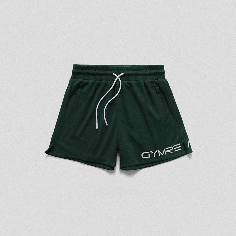 Gymreapers Core Summer Mesh Training Shorts - Balboa, Lightweight and Breathable with Zipper Pockets