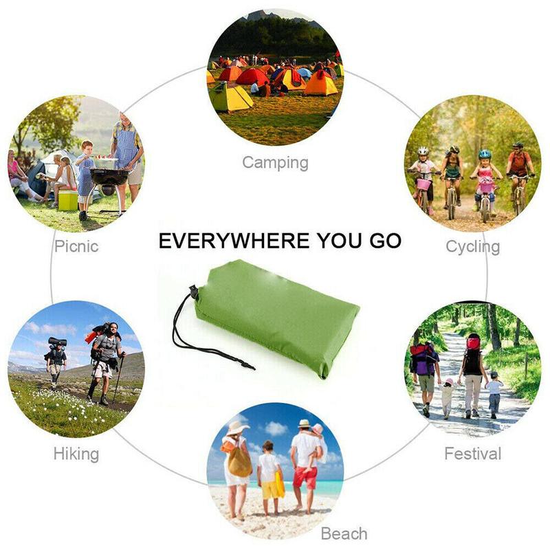 Outdoor Picnic Blanket Mat Rug Folding Camping Hiking Beach Nylon Tent Pad Tarp, Picnic Mat Washable for Beach, Picnic Blankets for Camping 210*150cm