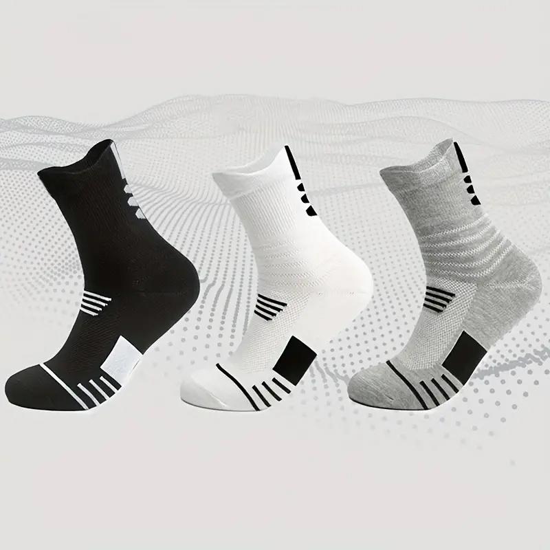 Athletic Socks Cushion Running Socks Performance Breathable Crew Socks Outdoor Sports Socks for Men Women