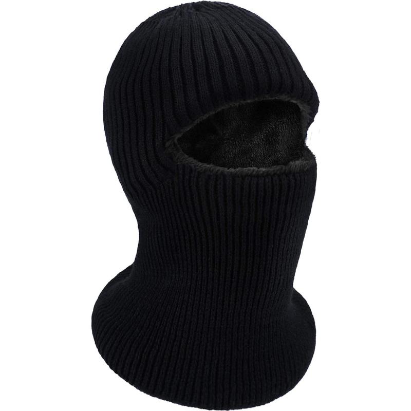 Ski Mask for Men Winter Knitted Full Face Mask Balaclava Hats 1 Hole Ski Mask Fleece for Men Women Winter Favors US Warehouse-