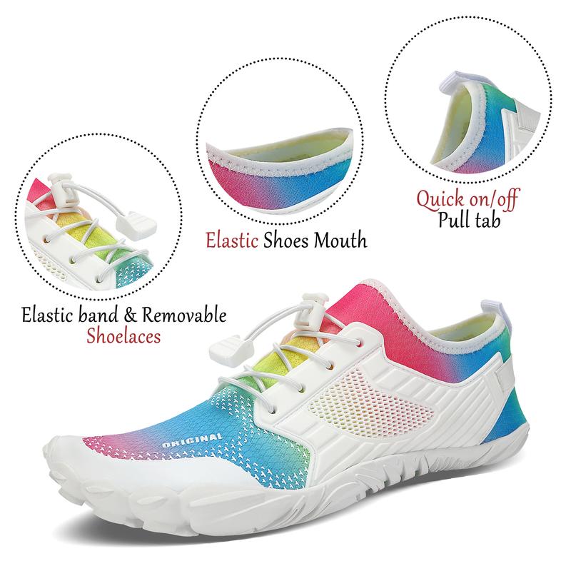 Men Women Water Sports Shoes Slip-on Quick Dry Aqua Swim Shoes for Pool Beach Surf Walking Water Park