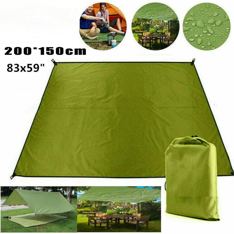 Outdoor Picnic Blanket Mat Rug Folding Camping Hiking Beach Nylon Tent Pad Tarp, Picnic Mat Washable for Beach, Picnic Blankets for Camping 210*150cm