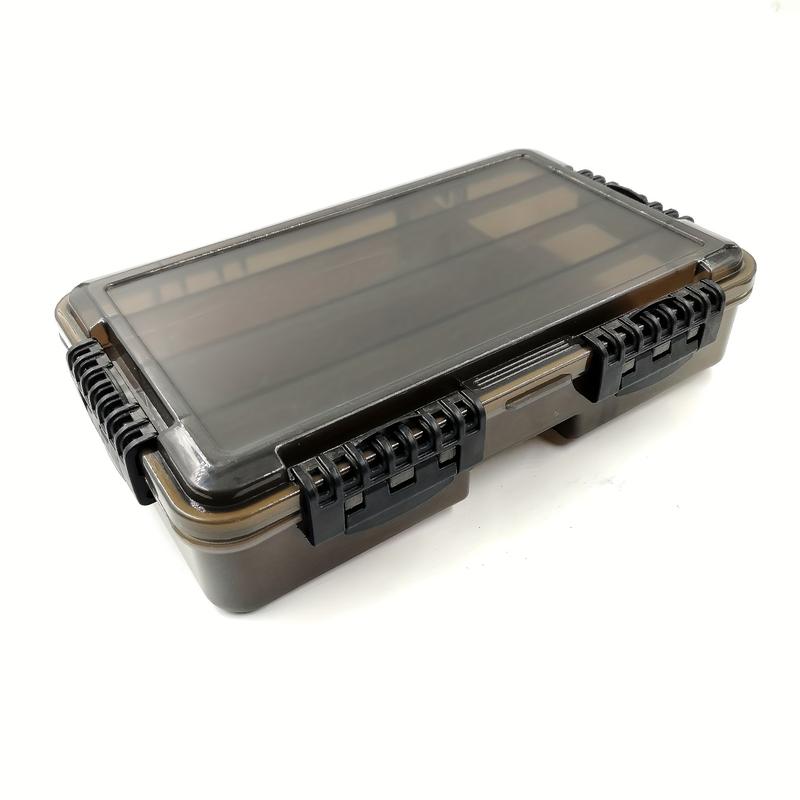 Fishing Tackle Box Organizer Waterproof Bait Box with Removable Compartment for Different Bait Nuts Screw Beads, Large Capacity Waterproof Fishing Tackle Box Fishing Accessory Organizer, Hook Fake Bait Box Fishing Supplies Lua Box Gift