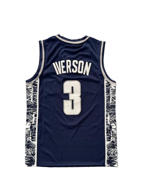 Men's Letter & Number Embroidery Contrast Binding Sports Basketball Jersey, Loose Casual Breathable Sleeveless V Neck  Professional Sports Basketball Top, Summer Sports Clothing for Men