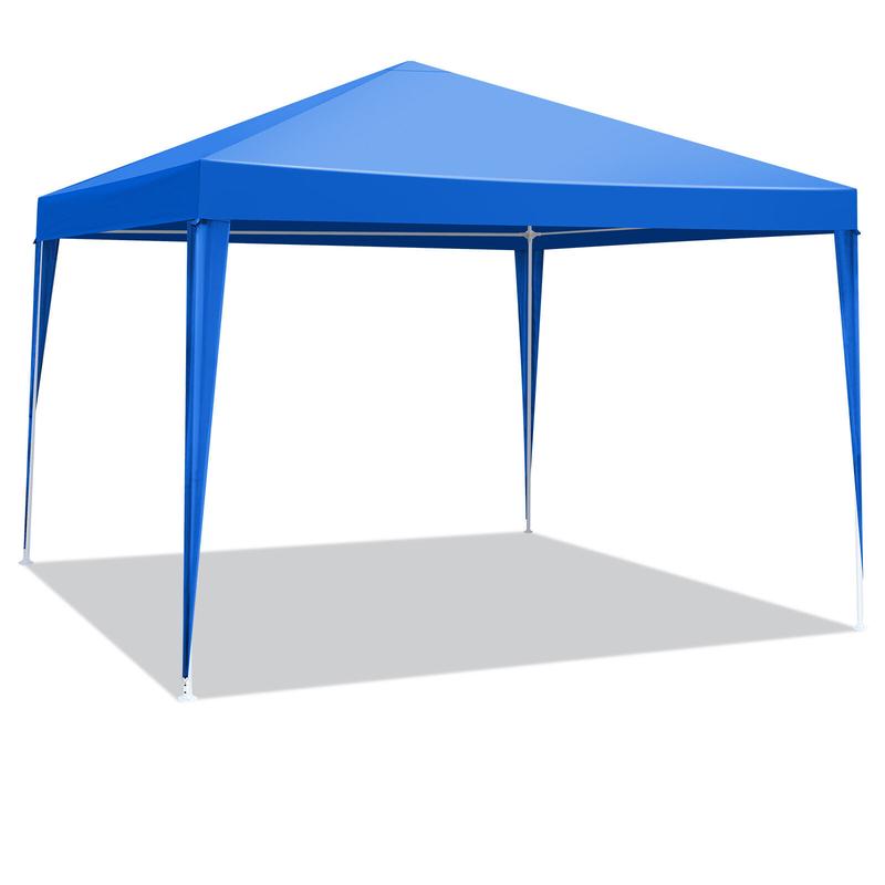 10'x10' Patio Gazebo Waterproof Outdoor Canopy Tent Party Tent With 4 Walls 4