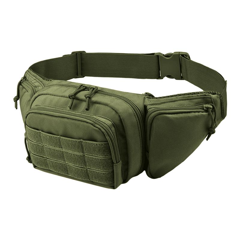 Tactical Waist Bag Gun Holster Military Fanny Pack Sling Shoulder Bag Outdoor Chest Assult Pack Concealed Pistol Carry Holster