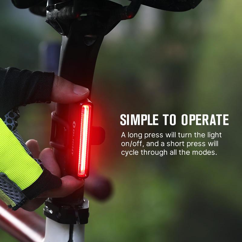 OLIGHT Seemee 30 C Bike Light 30 Lumens Tail Light 230 Degree Visibility, 800m Viewable Range, USB Rechargeable Bike Break Light, IPX6 Waterproof