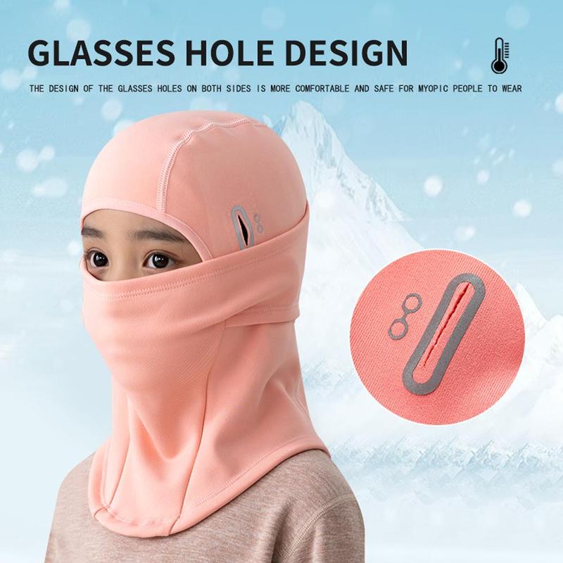 Winter Outdoor Sports Face Mask, Windproof & Cold-proof Cycling Mask, Helmet Lining Balaclava Hat for Men & Women