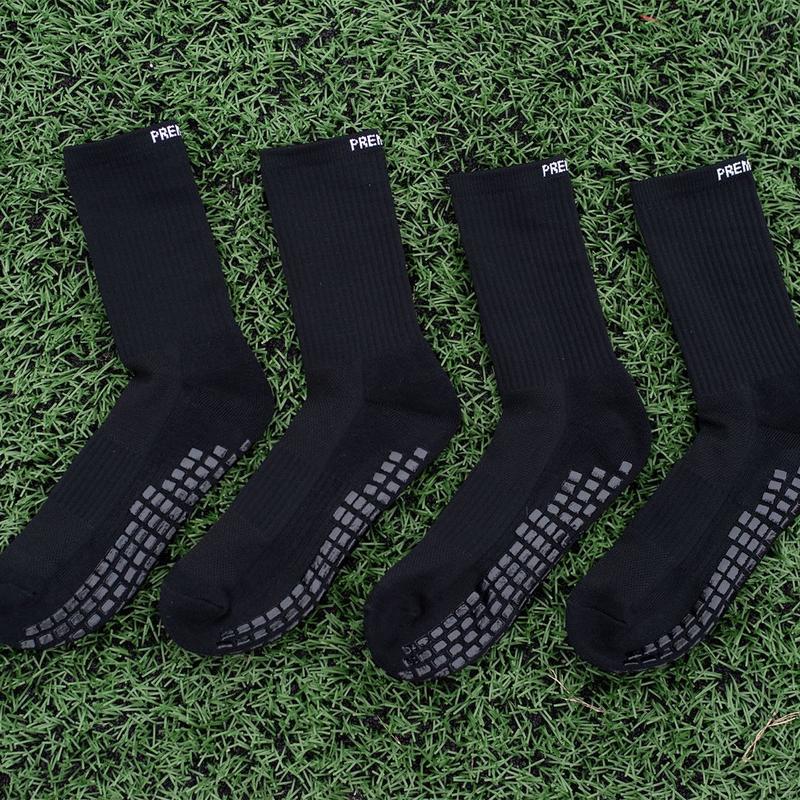 Premier Edge Black Grip Socks