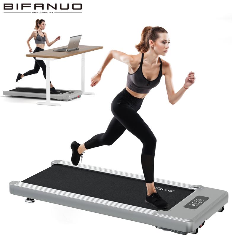 Bifanuo Walking Pad - Walking PadTreadmill, Under Desk Treadmill,Treadmills for Home and Office,Portable Treadmill Under Desk withRemote Control and LED Displayweight bench