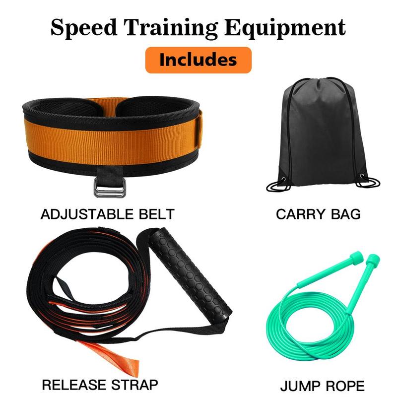 Speed Training Equipment, 1 Set Speed and Agility Training Kit, Overload Running Resistance & Release Resistance Kit for Sprint and Football, Basketball