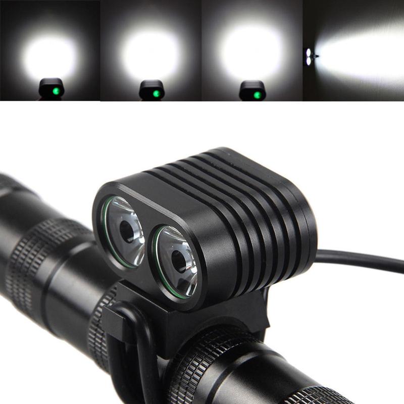 8000lumen 2x LED Cycling Front Bicycle & Bike Light, Bicycle Headlight, Outdoor Cycling Light, Bicycle Accessories