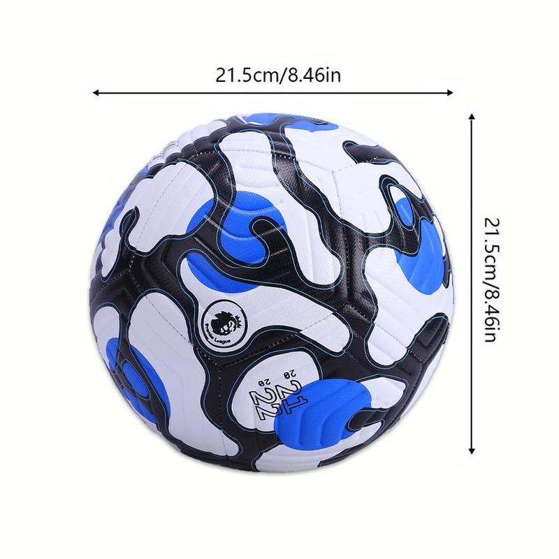 Size 5 Football, Football Training Ball with Pump, Football Training Equipment for Indoor Outdoor Training, Ball Sports Equipment for School