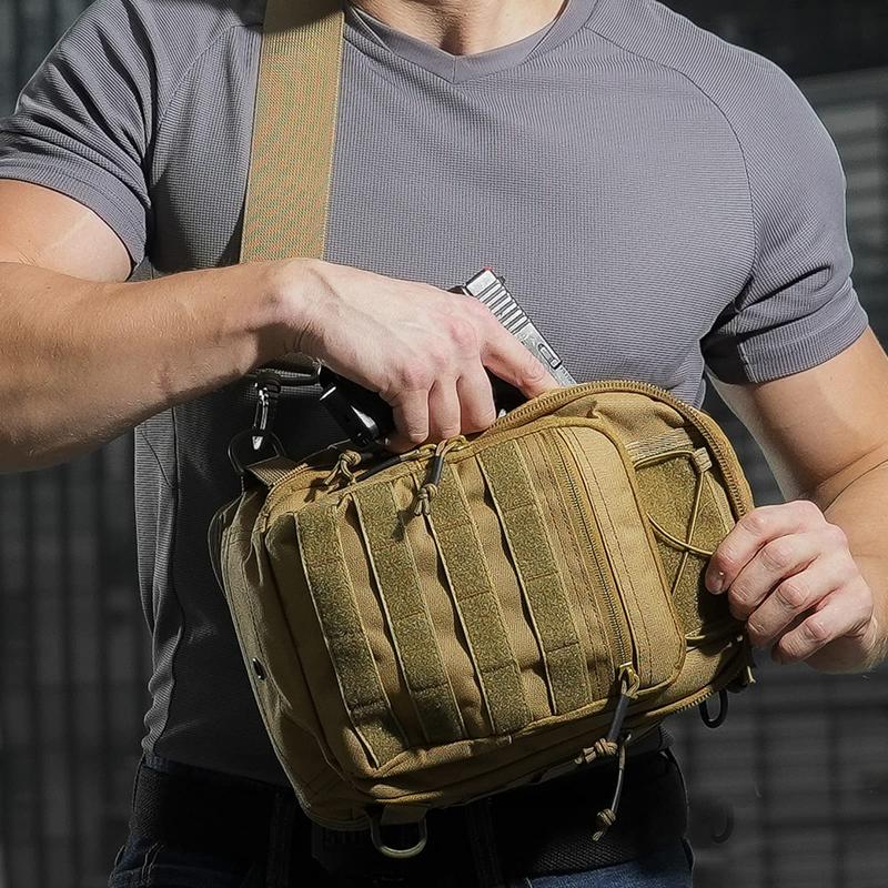 ANTARCTICA Tactical Sling Bag Pack Rover Shoulder Bag Molle Assault Range Bag Backpack 1050D