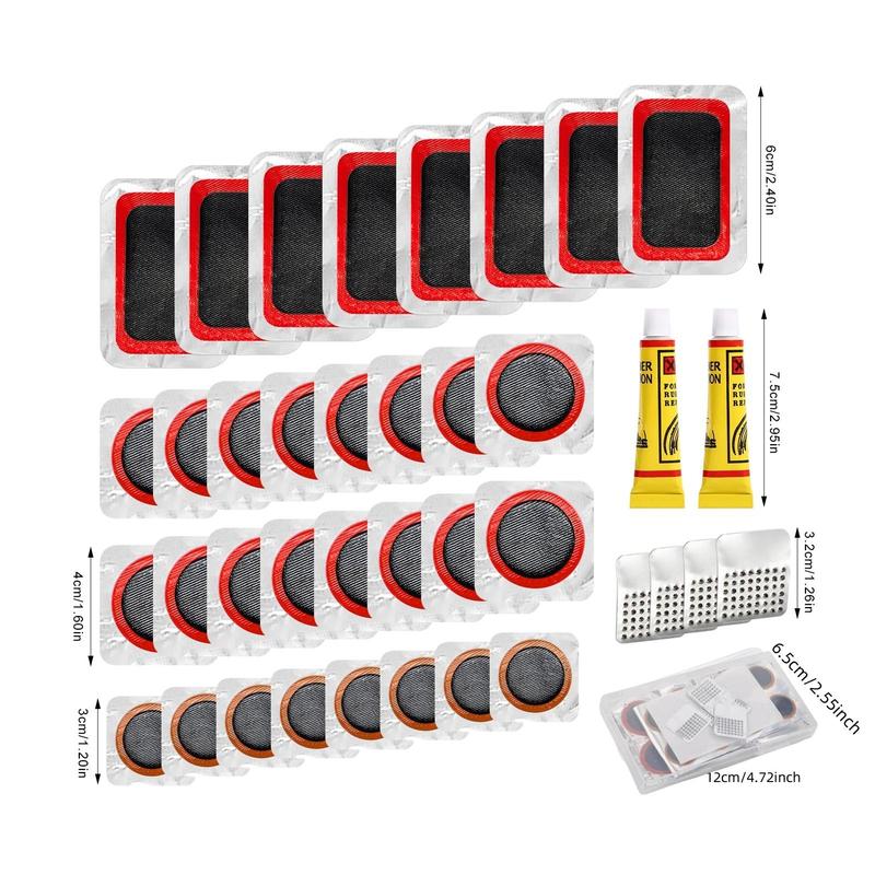 Bicycle Tire Repair Kit, 1 Set Bicycle Tire Repair Tool, Easy To Use Bicycle Tire Repair Kit, For Bicycle Motorcycle Wheel Repair