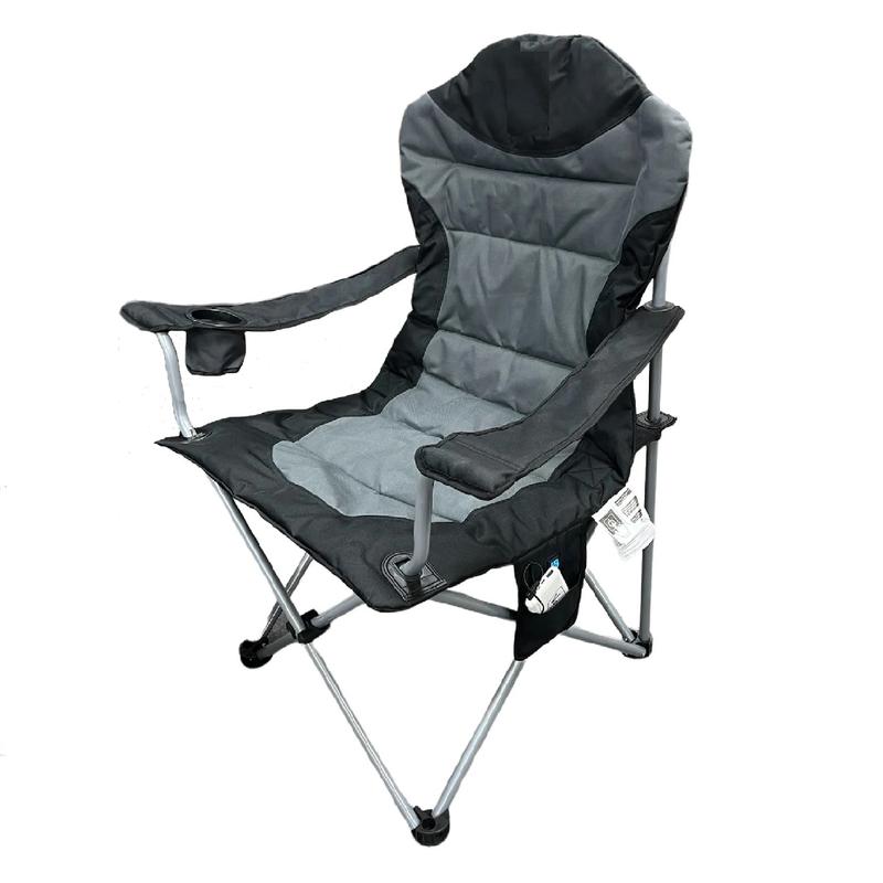 FITVOGUE Leisure Camping Chair Pro XL Folding Outdoor Chair with Heated Seat and Back