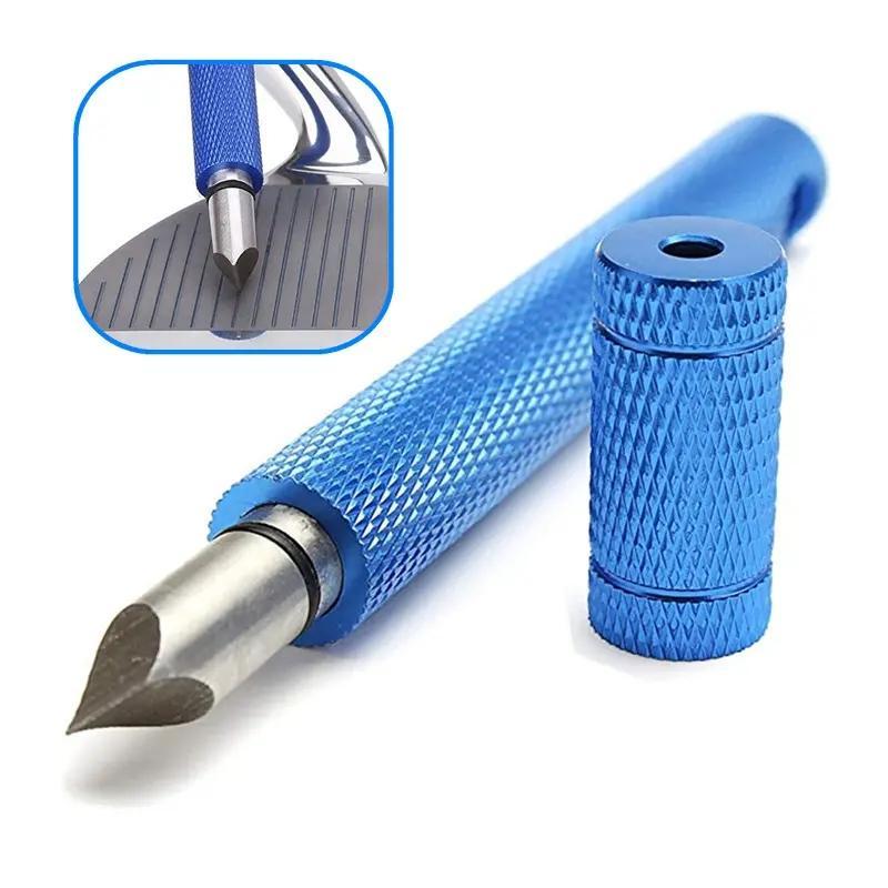 Golf Groove Sharpener, Stainless Steel Golf Club Cleaner, Golf Accessories for U-shaped & V-shaped Grooves