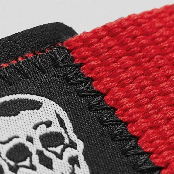 Lifting Straps | Premium Padded Weightlifting Straps - Red Black