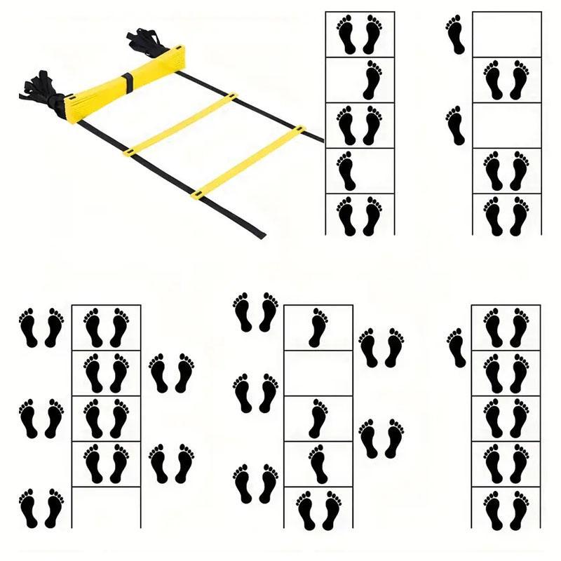 Agility Training Speed Ladder, 1 Set Portable Speed Training Ladder, Soccer Training Agility Ladder, Agility Training Equipment For Indoor & Outdoor Use