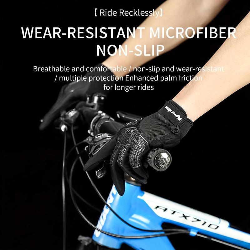 Cycling Gloves, Breathable Non-slip & Shock-absorbing Gloves, Sports Gloves for Bicycle & Motorcycle Riding