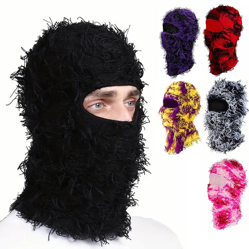 Balaclava Ski Mask, Full Face Knitted Balaclava Hat, Windproof Ski Mask For Cold Weather