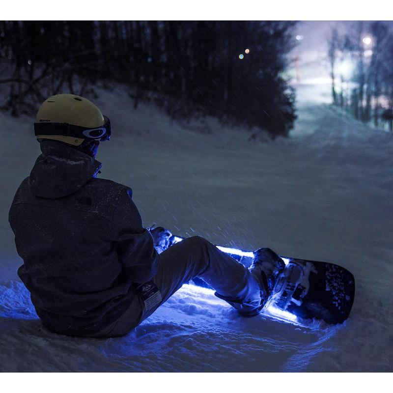 LED Snowboard Lighting System - ActionGlow (AG2) | 7 Color Modes, 100% Waterproof, Super Bright, Visible from Over a Half Mile, Easy 5 Minute Install